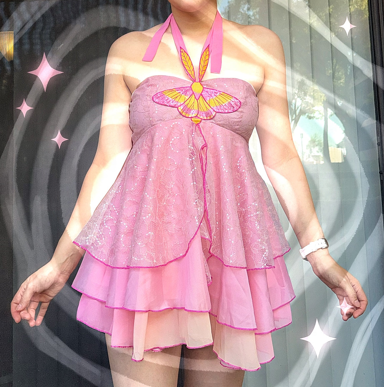 Rosy Maple Minidress