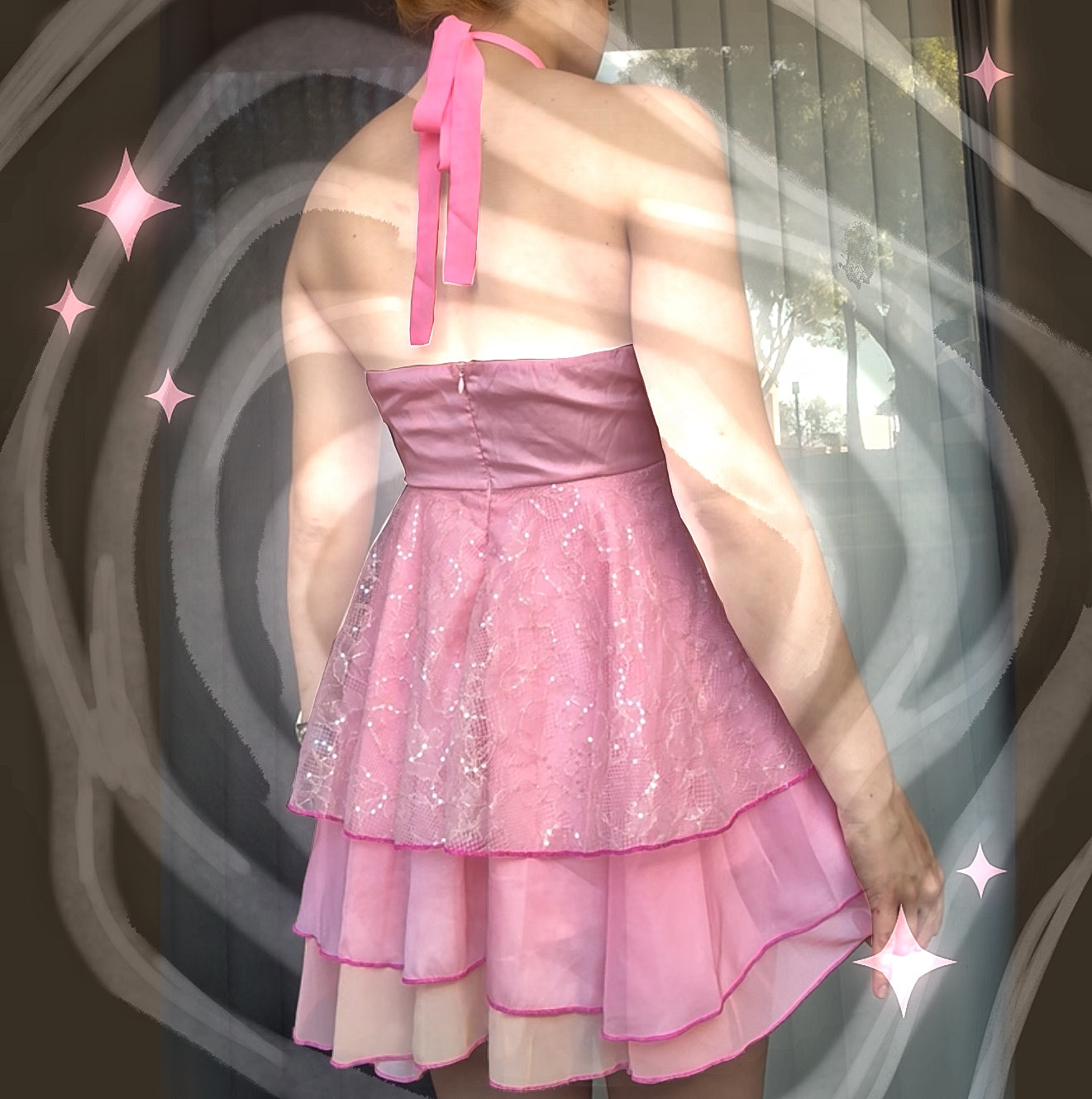 Rosy Maple Minidress