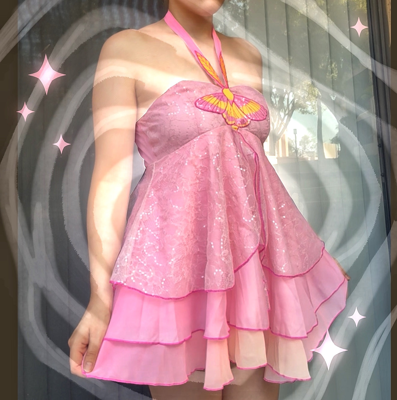 Rosy Maple Minidress